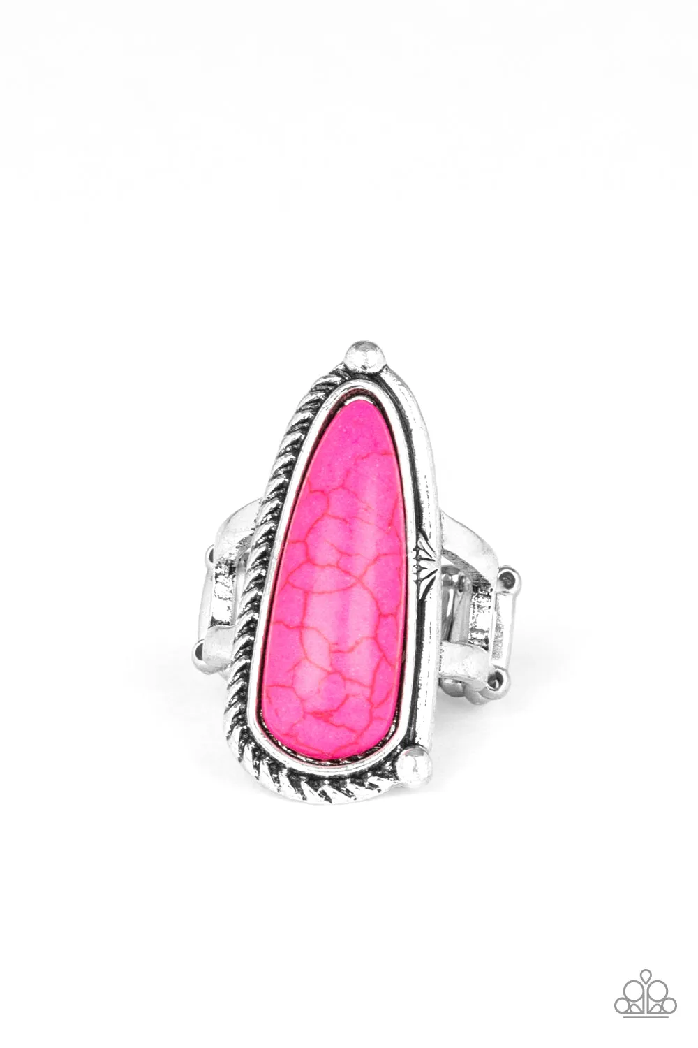 Paparazzi - Pioneer Plains - Pink Ring