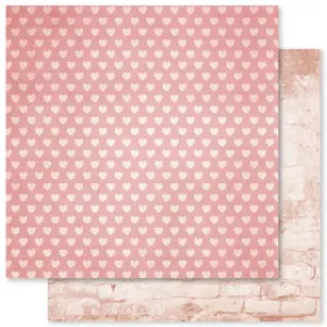 Paper Rose Studio - Sweet Valentine - 12x12 Single Sheet - Basics E