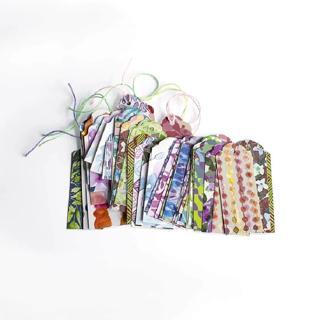 Patterned & Painted Gift Tags