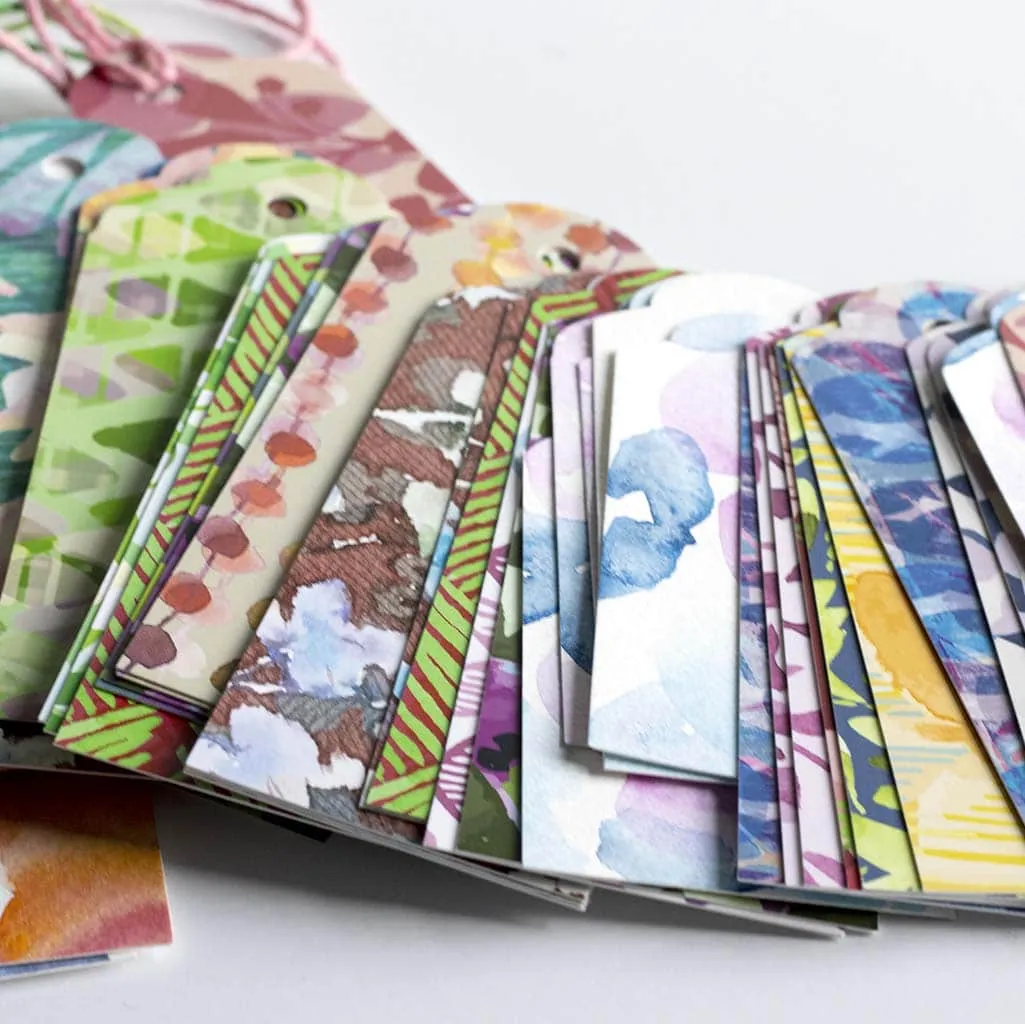 Patterned & Painted Gift Tags