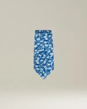 PATTERNED SILK TIE