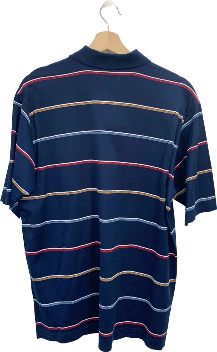 Paul & Shark Navy Striped Polo Shirt UK L
