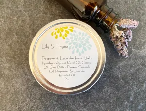 Peppermint Lavender Foot Balm