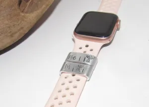Personalized Watch Band Charm, Smart Watch Charm, custom charm for smart watch, I watch band weight loss charm
