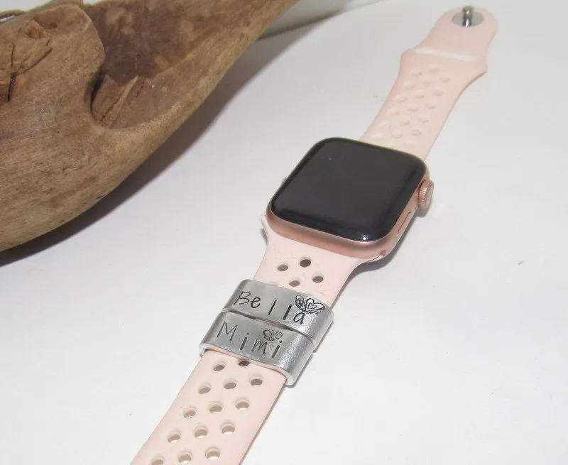 Personalized Watch Band Charm, Smart Watch Charm, custom charm for smart watch, I watch band weight loss charm