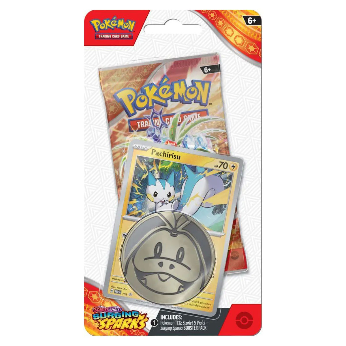 POKEMON TCG Scarlet & Violet Surging Sparks Checklane Blisters (Pair)