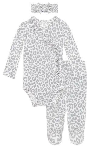 Posh Peanut Minka Ruffled Kimono Set