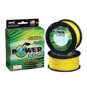 PowerPro Braided Spectra Fiber Microfilament Line Hi-Vis Yellow
