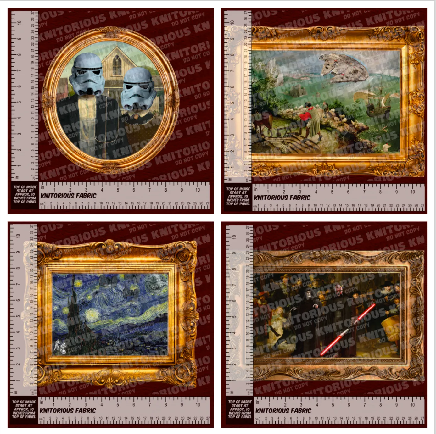 *Pre-Order* Famous SW Paintings Set 2 Panels