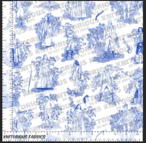 *Pre-Order* Making History Toile Blue