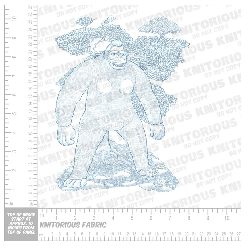 *Pre-Order* Monster Toile - White Panels