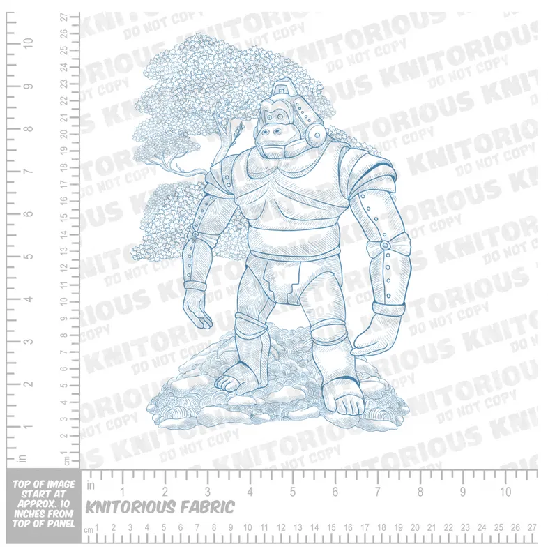*Pre-Order* Monster Toile - White Panels