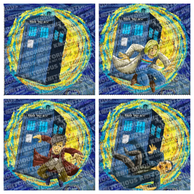 *Pre-Order* Starry Who Panels SET 1