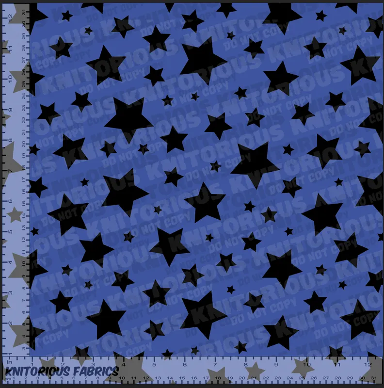 *Pre-Order* Stars - Blue and Black