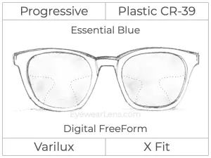 Progressive - Varilux - X Fit - Digital - Plastic - Smart Blue Filter