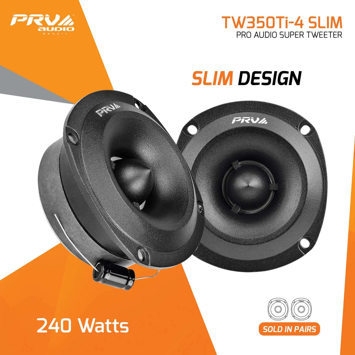 PRV Audio TW350Ti-4 Slim (Pair)