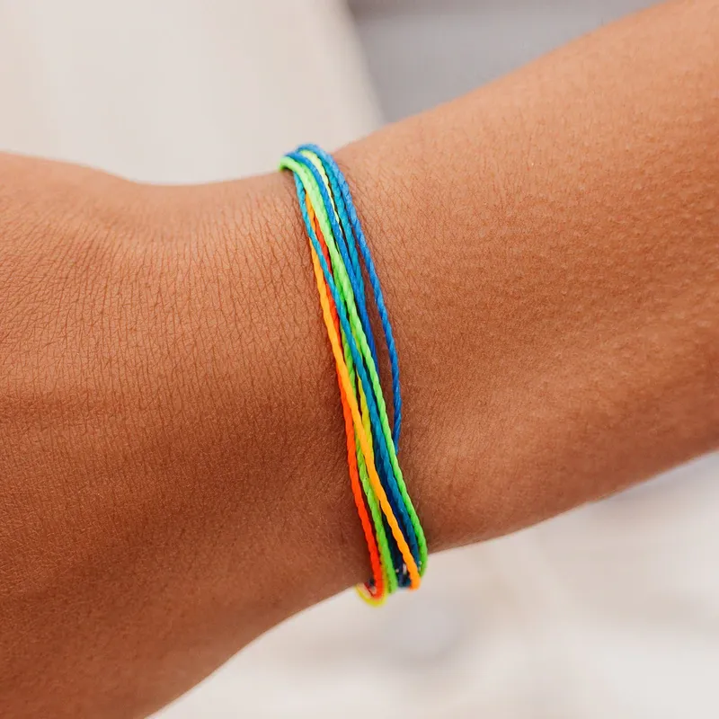 Pura Vida Bracelet ~ Neon Shoreline