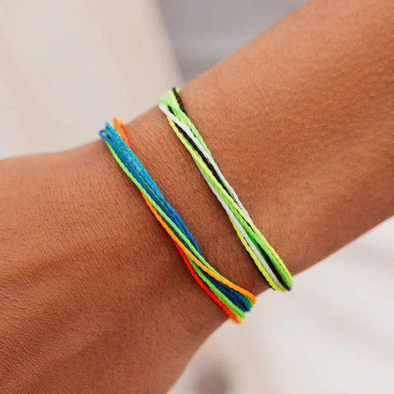Pura Vida Bracelet ~ Neon Shoreline