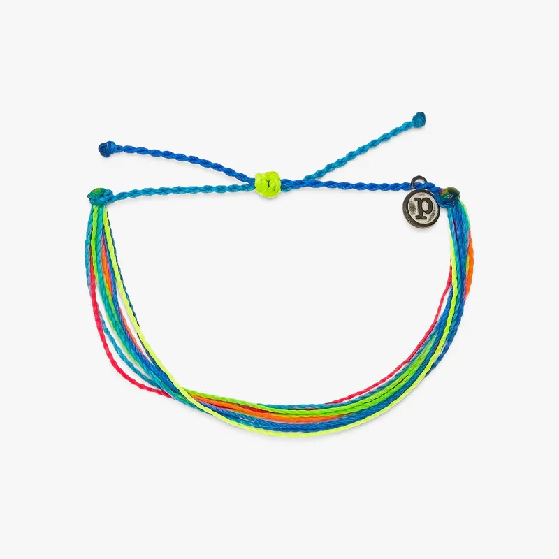 Pura Vida Bracelet ~ Neon Shoreline