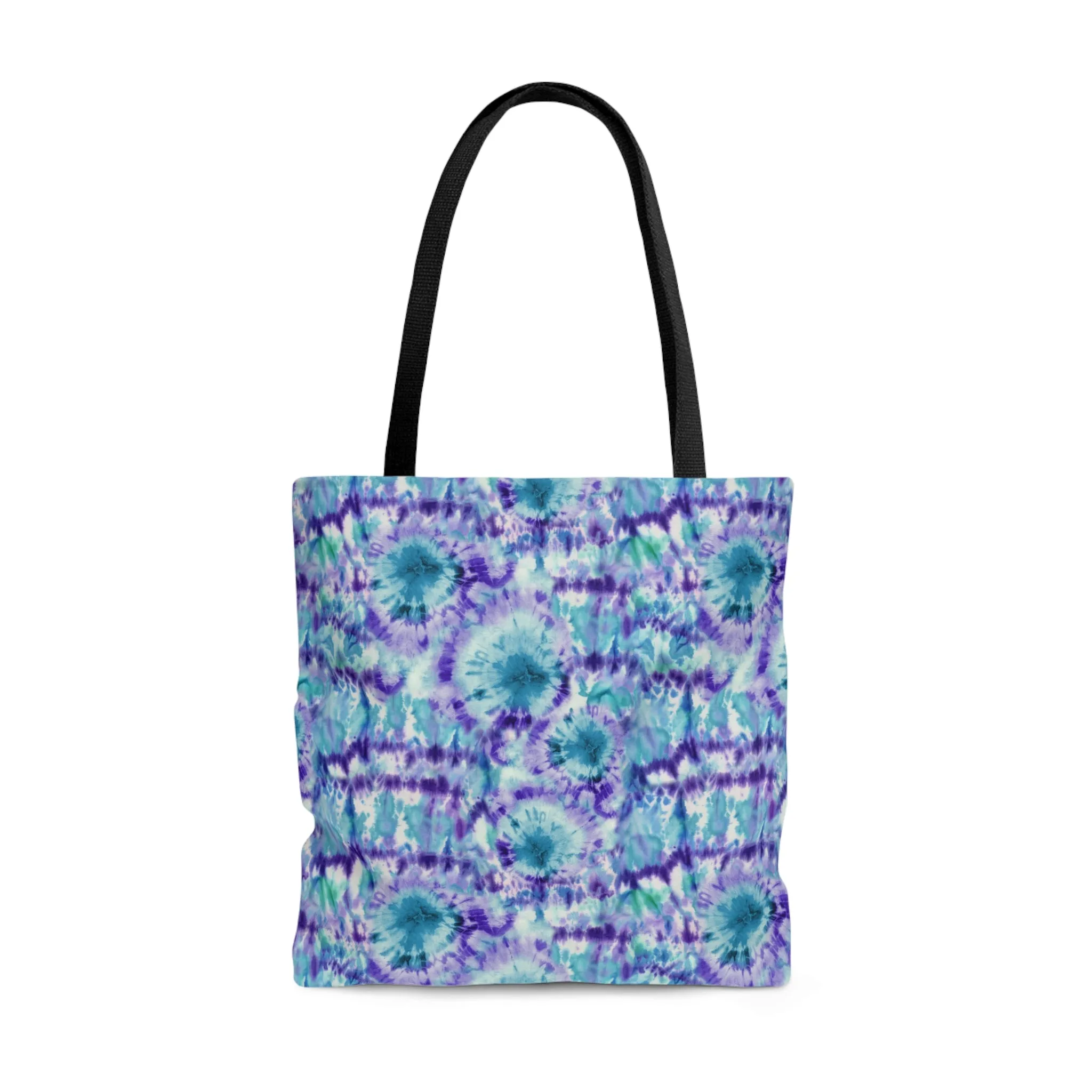 Purple & Blue Tie Dye Tote Bag