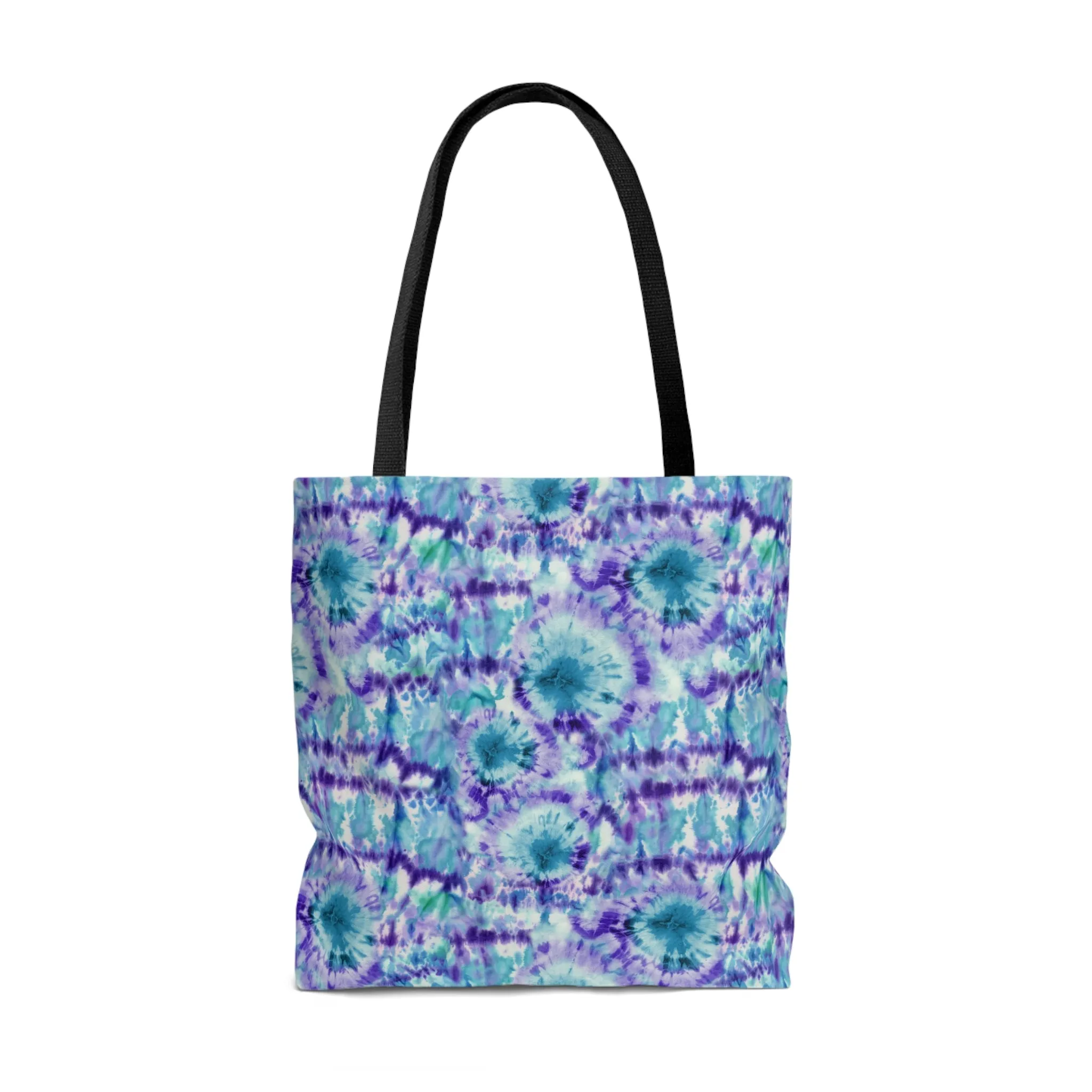 Purple & Blue Tie Dye Tote Bag