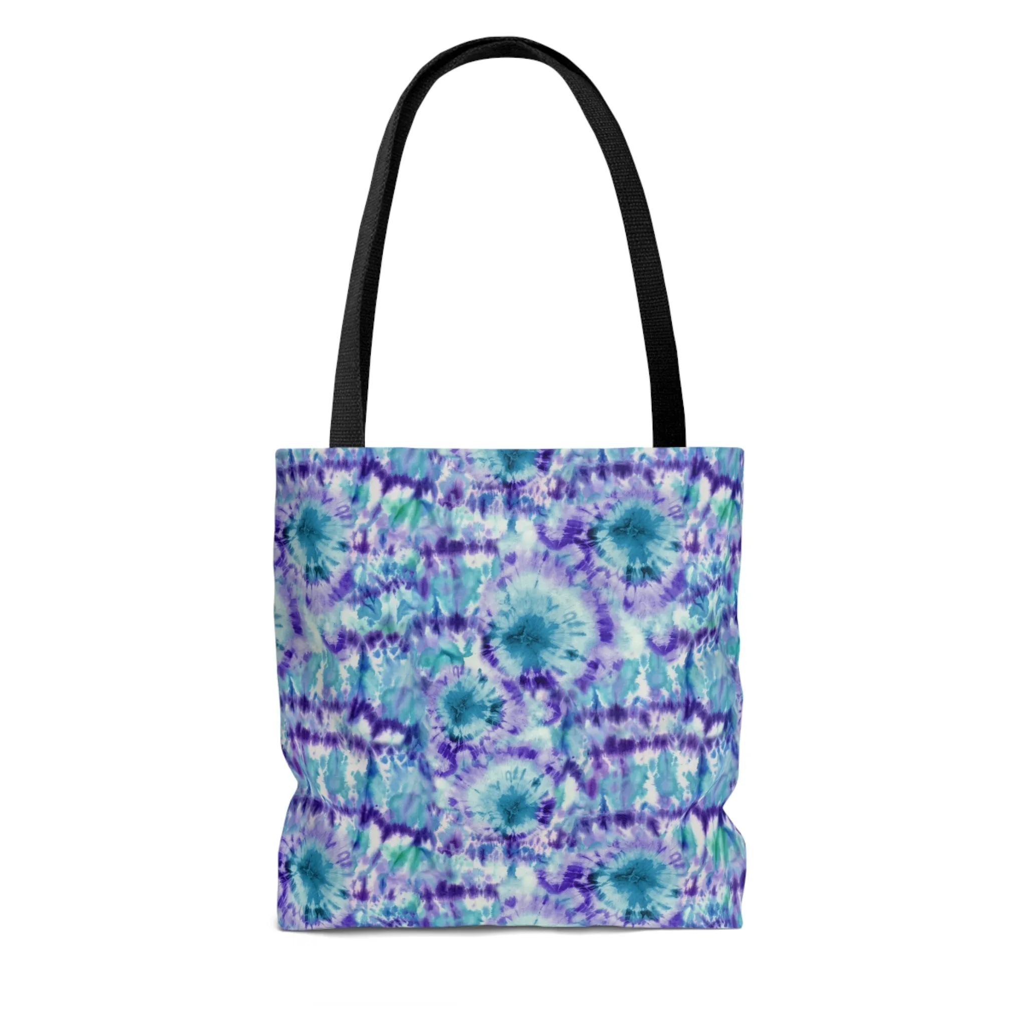 Purple & Blue Tie Dye Tote Bag