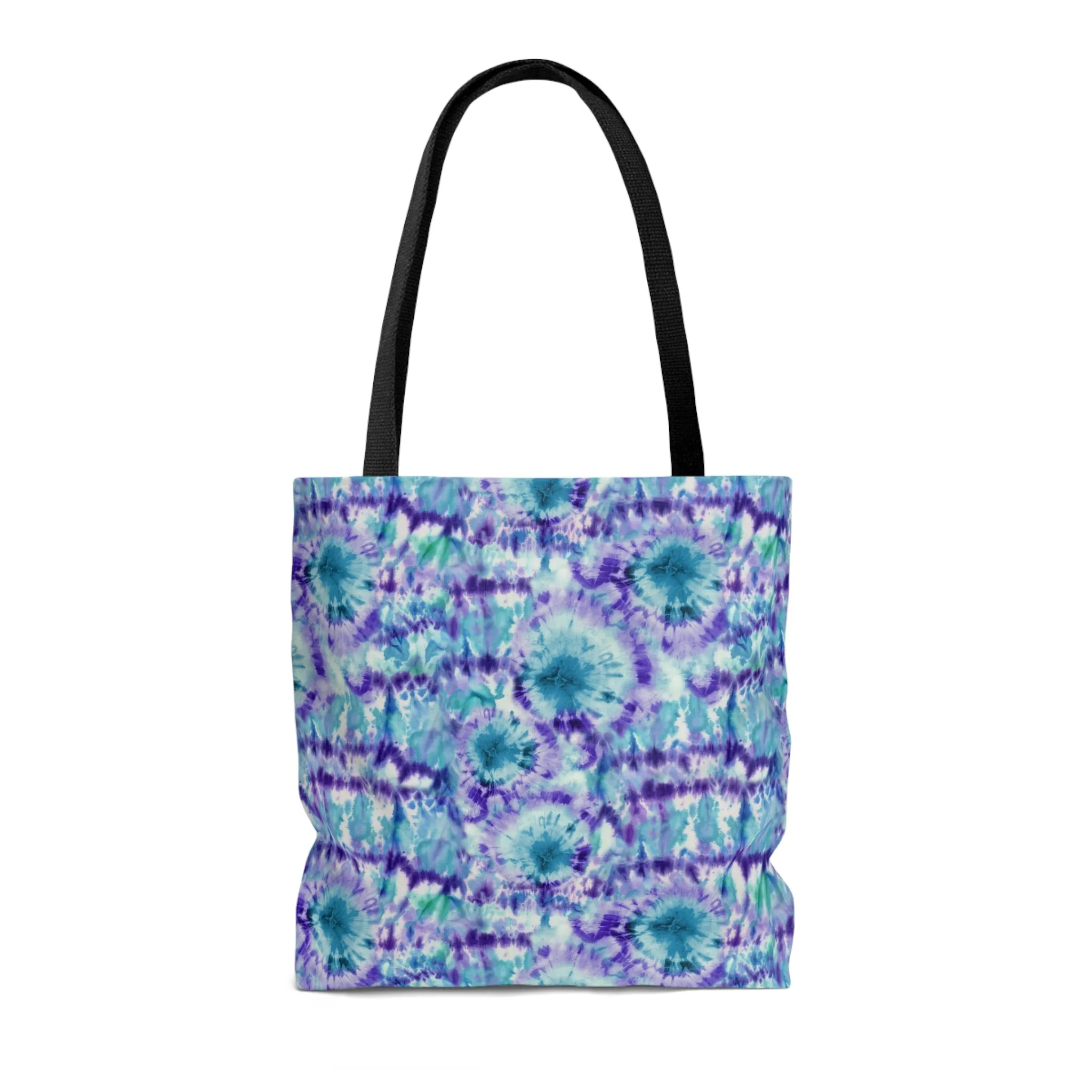 Purple & Blue Tie Dye Tote Bag