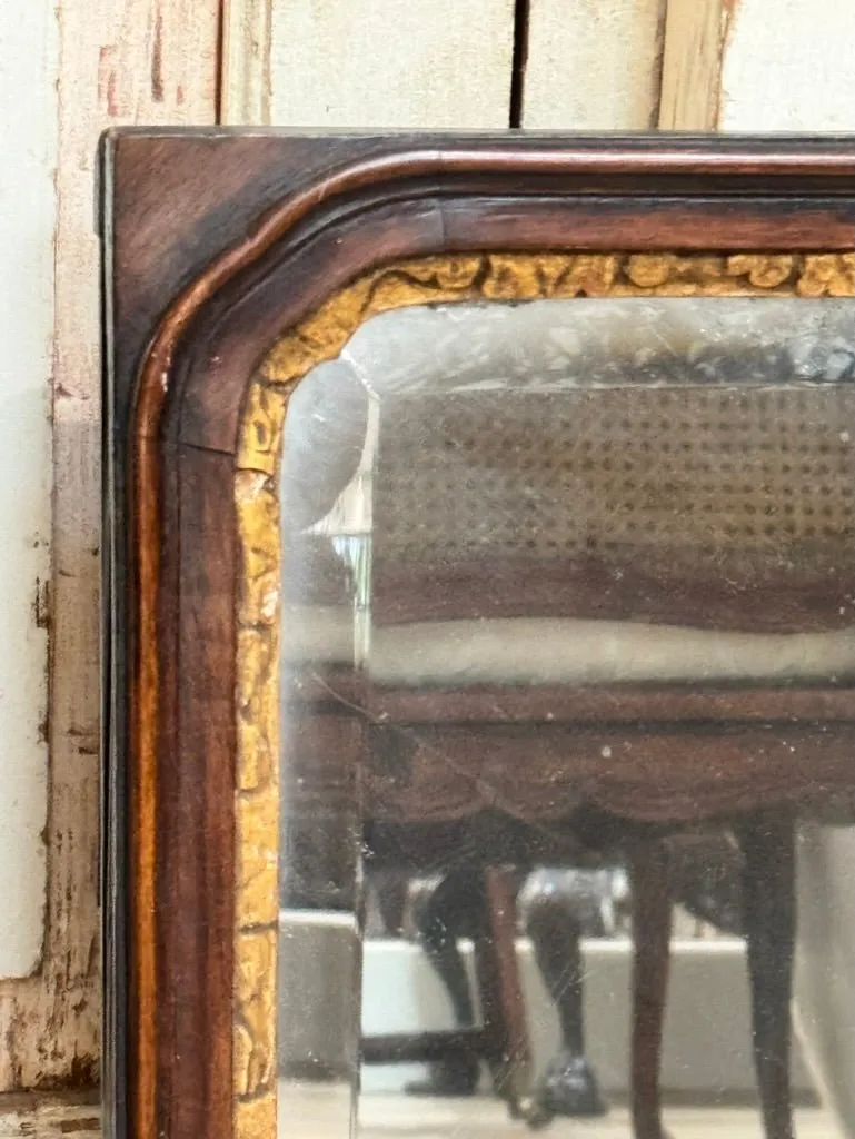 Queen Anne Overmantle Mirror, parcel gilt, early 18th Century
