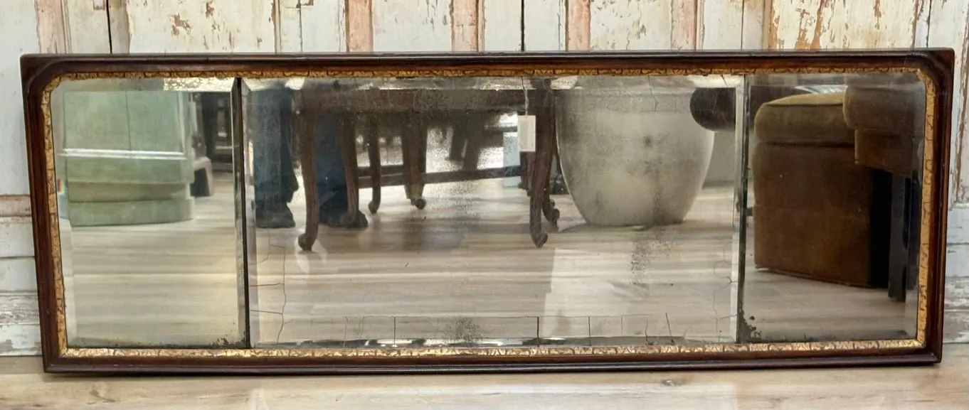 Queen Anne Overmantle Mirror, parcel gilt, early 18th Century