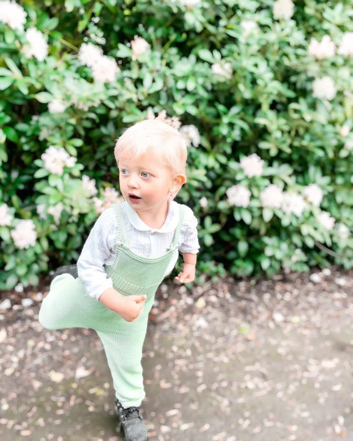 "Leo" Knitted Dungarees