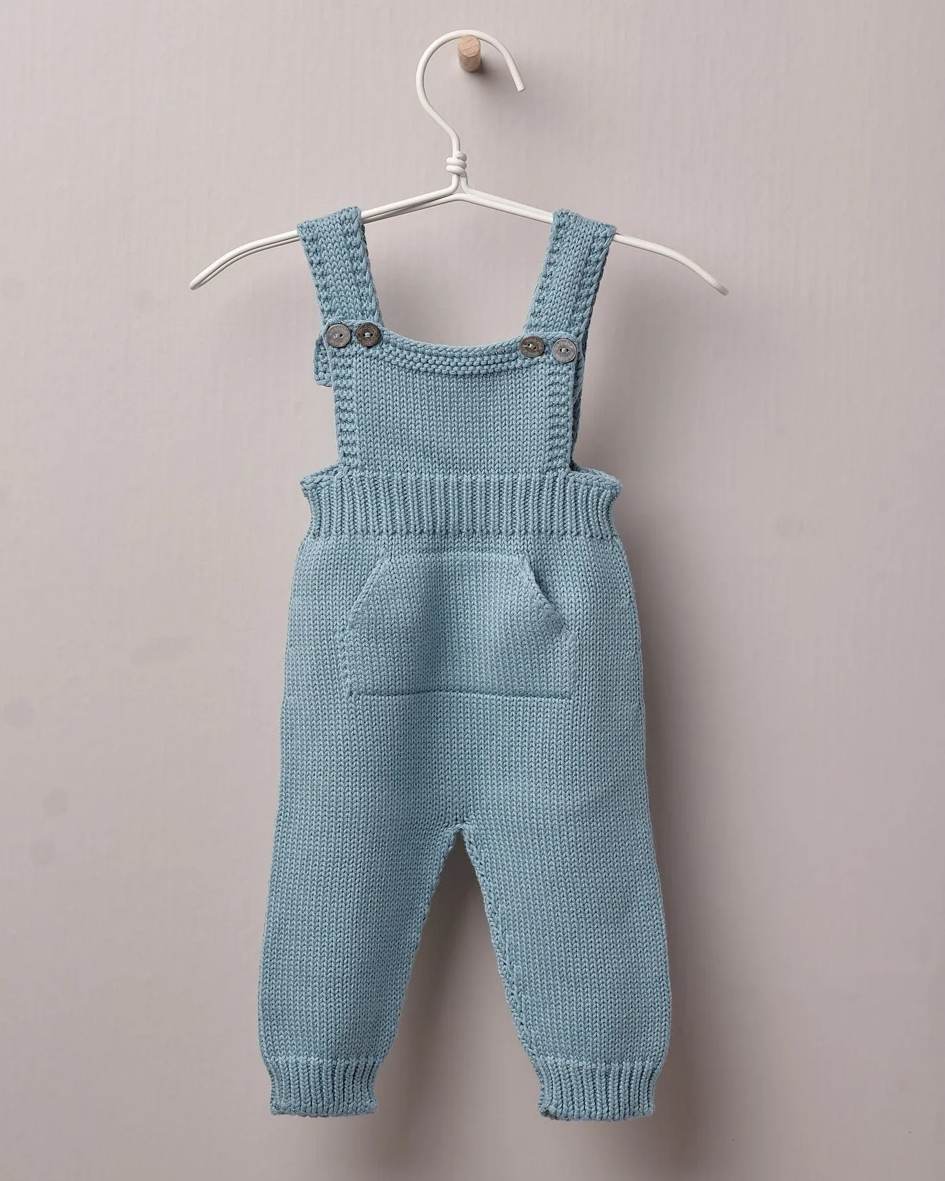 "Leo" Knitted Dungarees