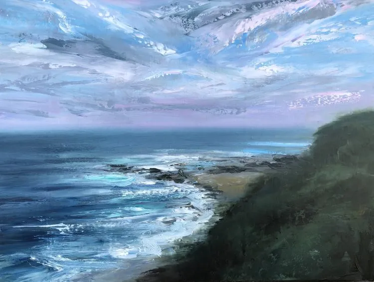 "Shoreline at Dusk"