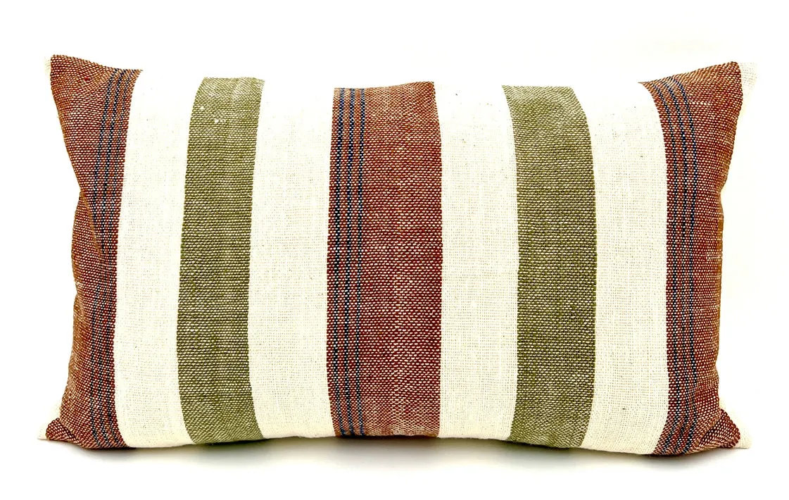 "Shoreline" Pillow Covers, lumbar size (12" x 20")
