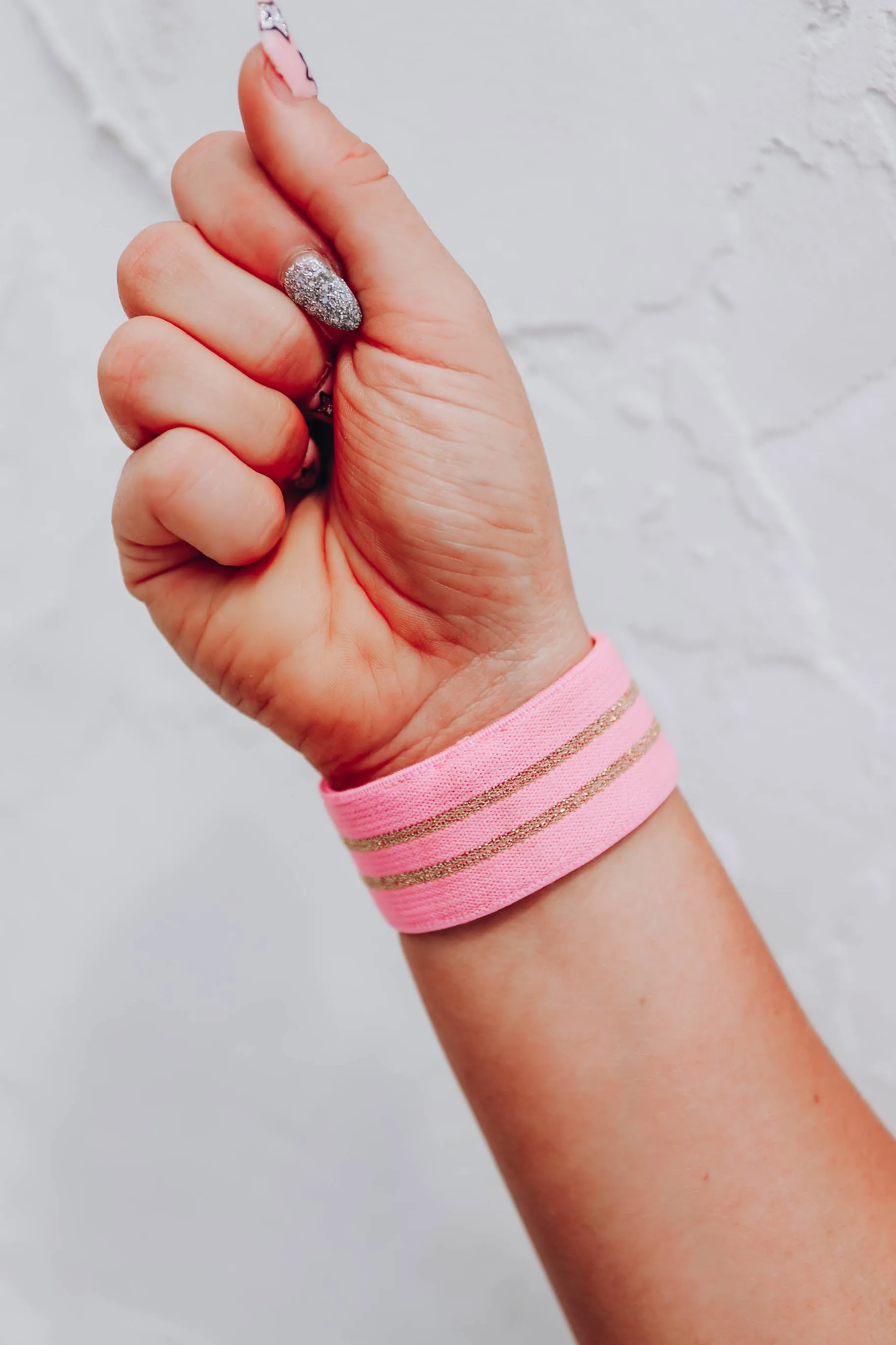 Rachel Stretchy Smart Watch Band by Erimish - Pink