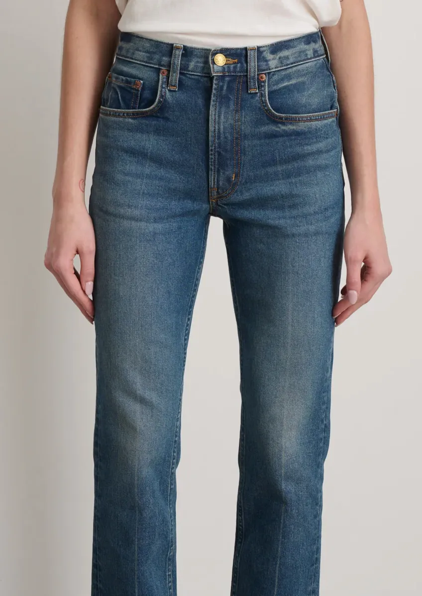 Rae Stretch Crop Jean, Vista Blue