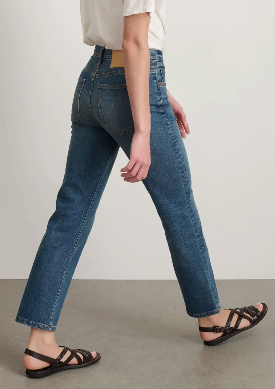 Rae Stretch Crop Jean, Vista Blue