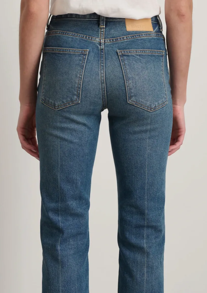 Rae Stretch Crop Jean, Vista Blue