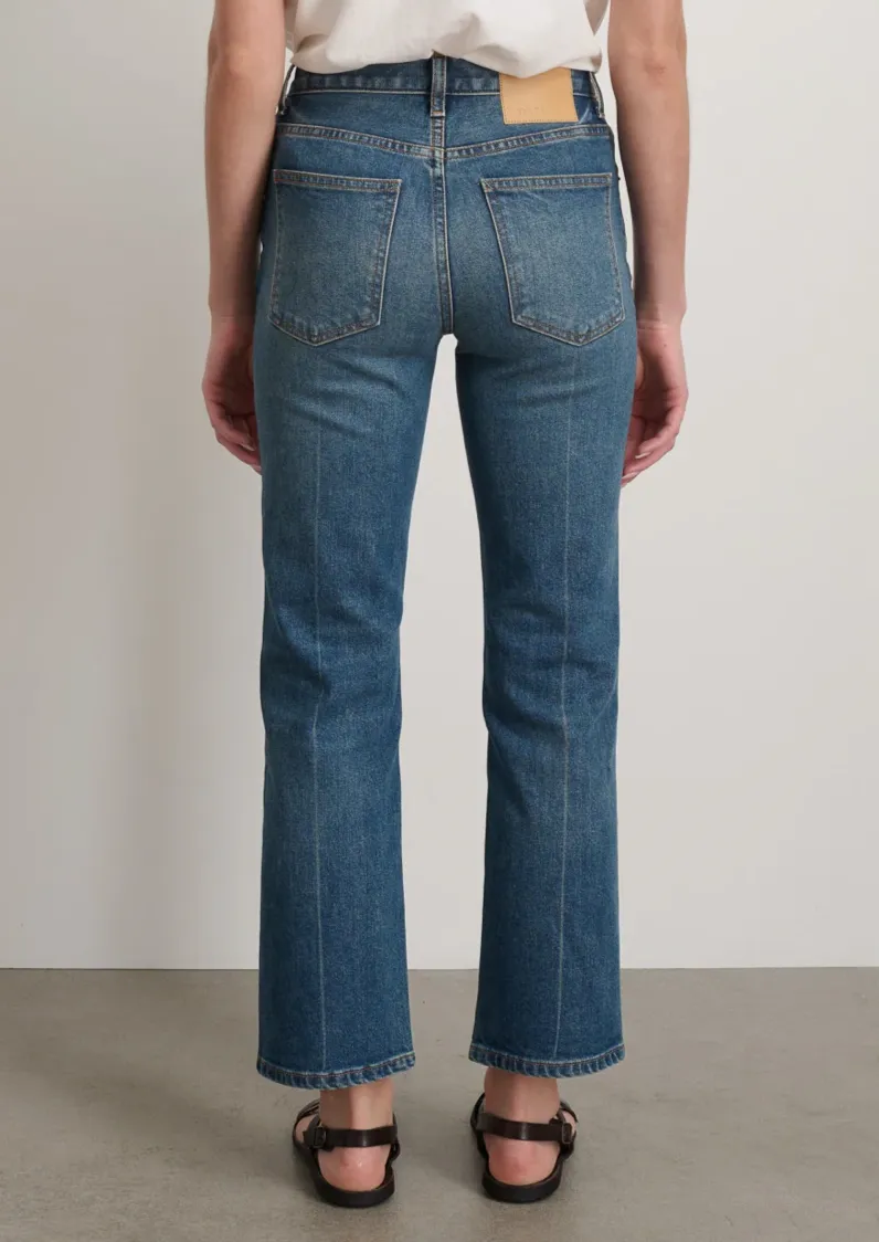 Rae Stretch Crop Jean, Vista Blue