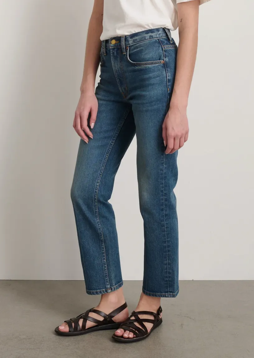 Rae Stretch Crop Jean, Vista Blue