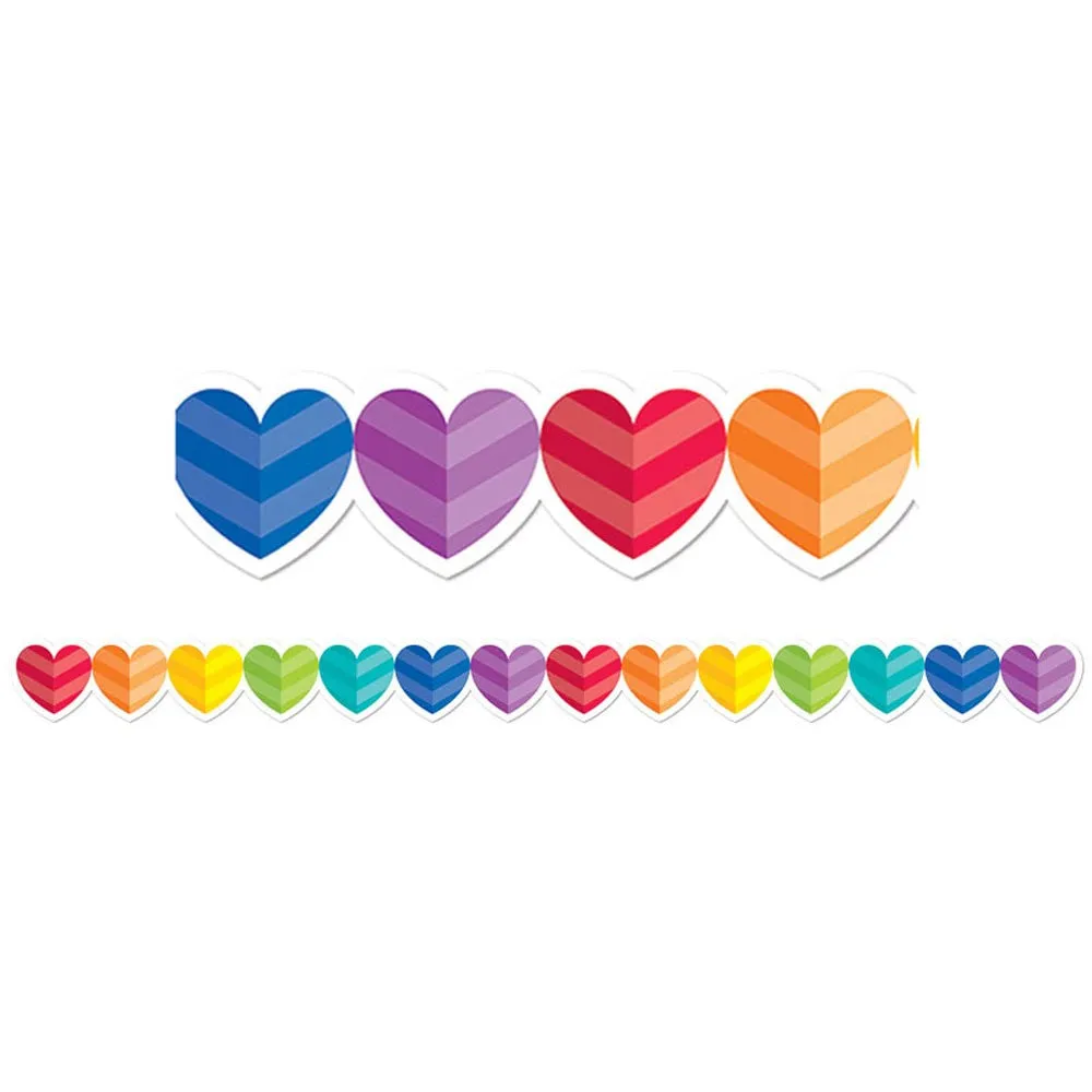 Rainbow Hearts Border