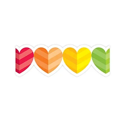 Rainbow Hearts Border