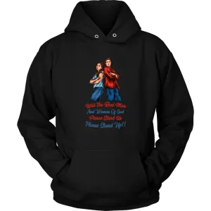 Real Men and Women of God Please Stand Up Unisex Hoodie