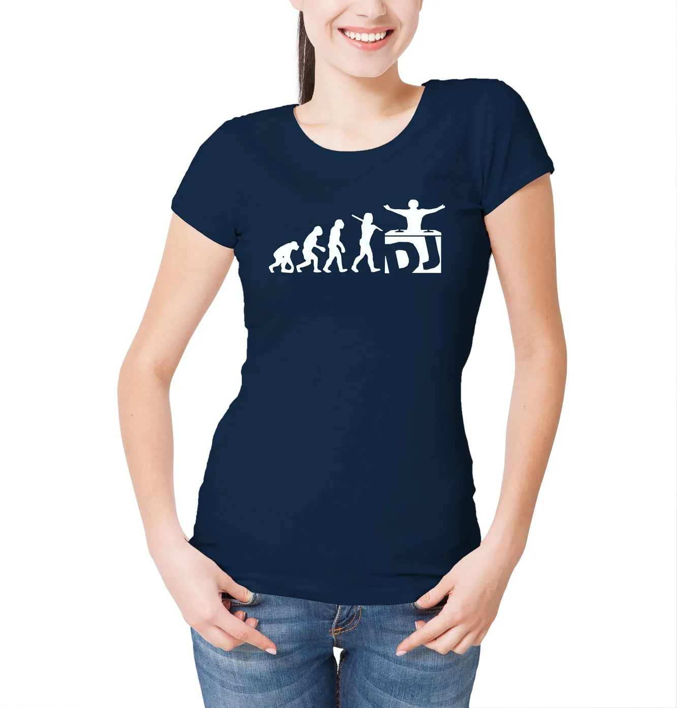 Reality Glitch DJ Evolution Womens T-Shirt