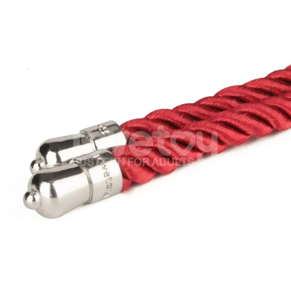 Rebellion Reign Silky Red Bondage Rope - 10 Mtrs