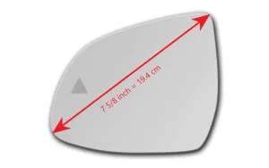 Replacement Blind Spot Mirror Glass for BMW X7 2019 - 2022