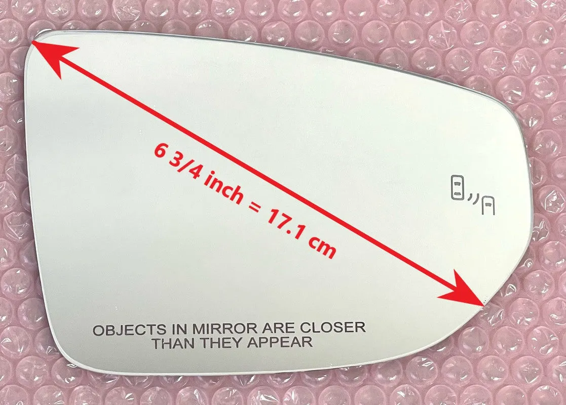 Replacement Blind Spot Mirror Glass for Lexus ES350 2019 - 2023