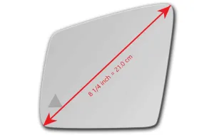 Replacement Blind Spot Mirror Glass for Mercedes-Benz ML250 2015