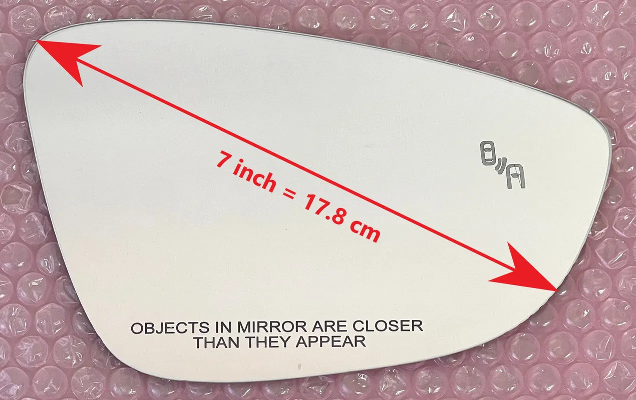 Replacement Blind Spot Mirror Glass for Volkswagen Passat 2016 - 2022