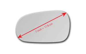Replacement Mirror Glass for ACURA TL 1997 - 1998