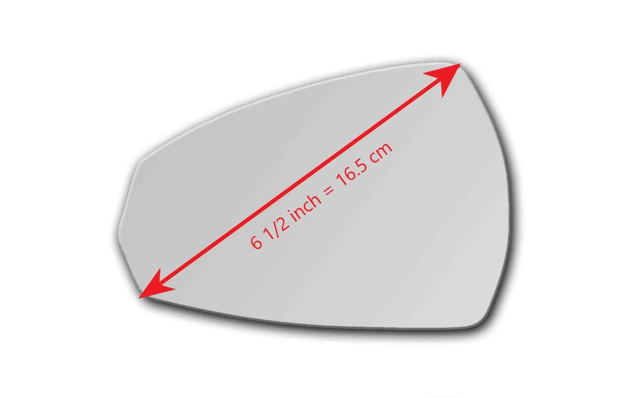 Replacement Mirror Glass for Audi A3 Quattro MK3 2015 - 2020
